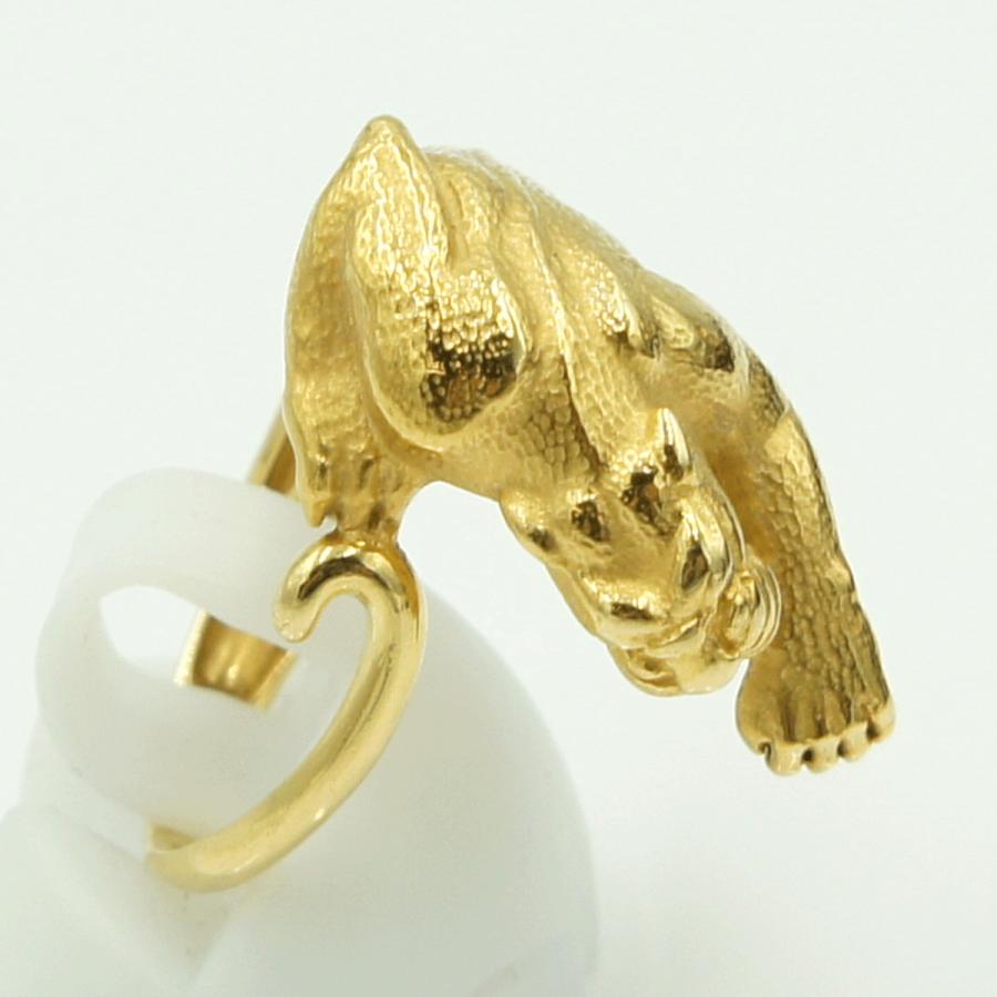 カレライカレラ（Carrera y Carrera）カレライカレラ750リング「パンサー」リングサイズ16号　（中古）