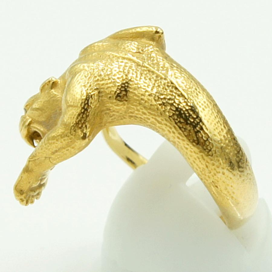 カレライカレラ（Carrera y Carrera）カレライカレラ750リング「パンサー」リングサイズ16号　（中古）