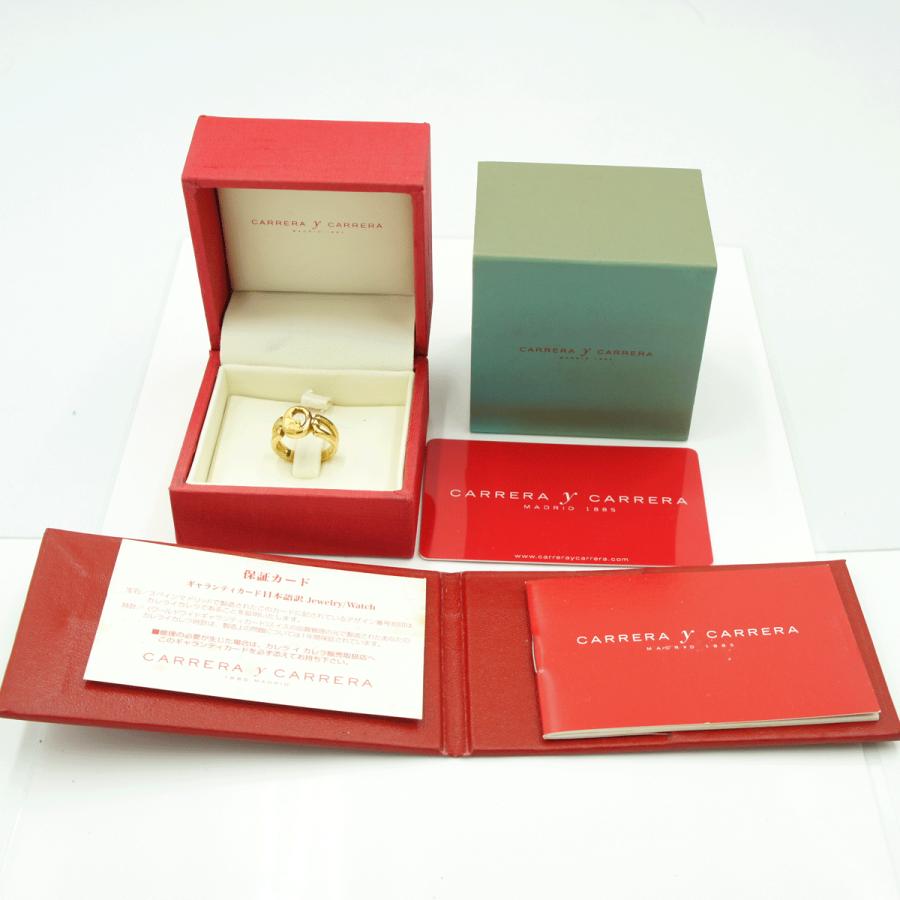 カレライカレラ（Carrera y Carrera）カレライカレラ750リング「パンサー」リングサイズ16号　（中古）