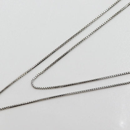 K18WGダイヤペンダントネックレス　D0.62ct　ネック長さ約44cm　重量4.20ｇ(石の重量含む)(中古)