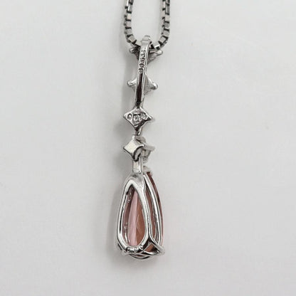 Pt900/Pt850トパーズネックレス　T0.90ct　D0.14ct　ネックレス長さ44cm　重量4.82ｇ(石の重量含む) 　レディース(中古)