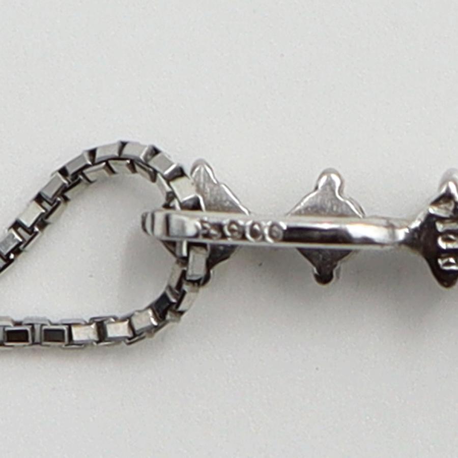 Pt900/Pt850トパーズネックレス　T0.90ct　D0.14ct　ネックレス長さ44cm　重量4.82ｇ(石の重量含む) 　レディース(中古)