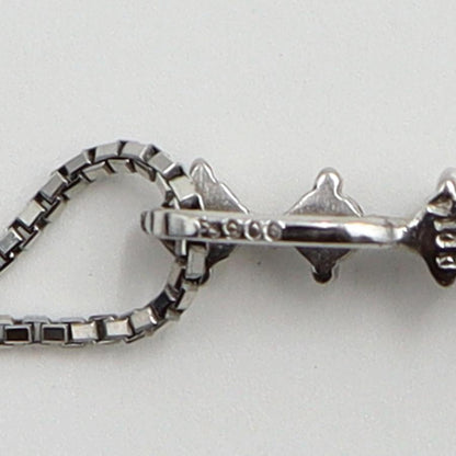 Pt900/Pt850トパーズネックレス　T0.90ct　D0.14ct　ネックレス長さ44cm　重量4.82ｇ(石の重量含む) 　レディース(中古)