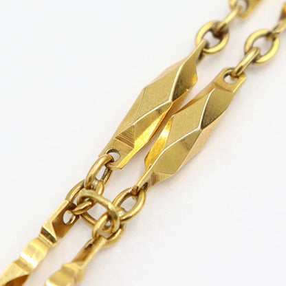 K18デザインブレスレット　長さ19.0cm　重量9.40ｇ（中古）