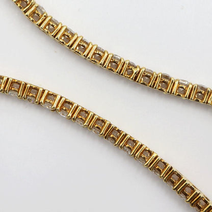 K18ダイヤモンドブレスレット　D3.00ct　長さ17.0cm　重量8.39ｇ(石の重量含む)（中古）