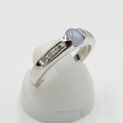 K18スターサファイアリング　S0.675ct D0.06ct　リングサイズ12号　重量5.02ｇ(石の重量含む)　レディース(中古)