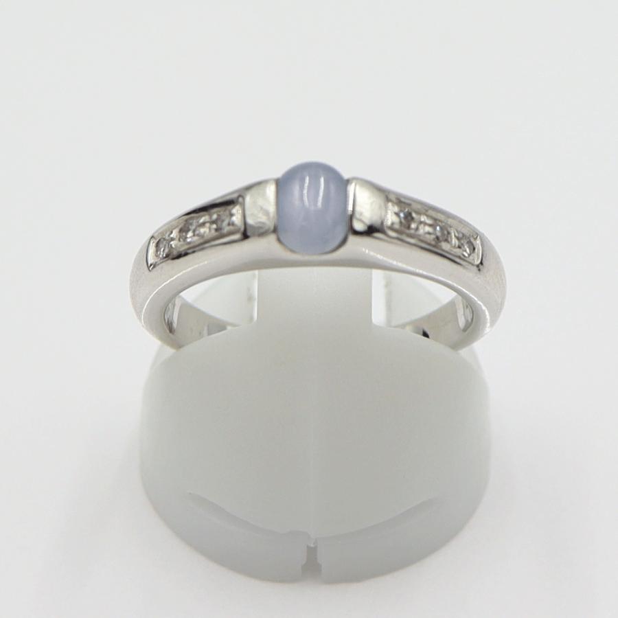 K18スターサファイアリング　S0.675ct D0.06ct　リングサイズ12号　重量5.02ｇ(石の重量含む)　レディース(中古)