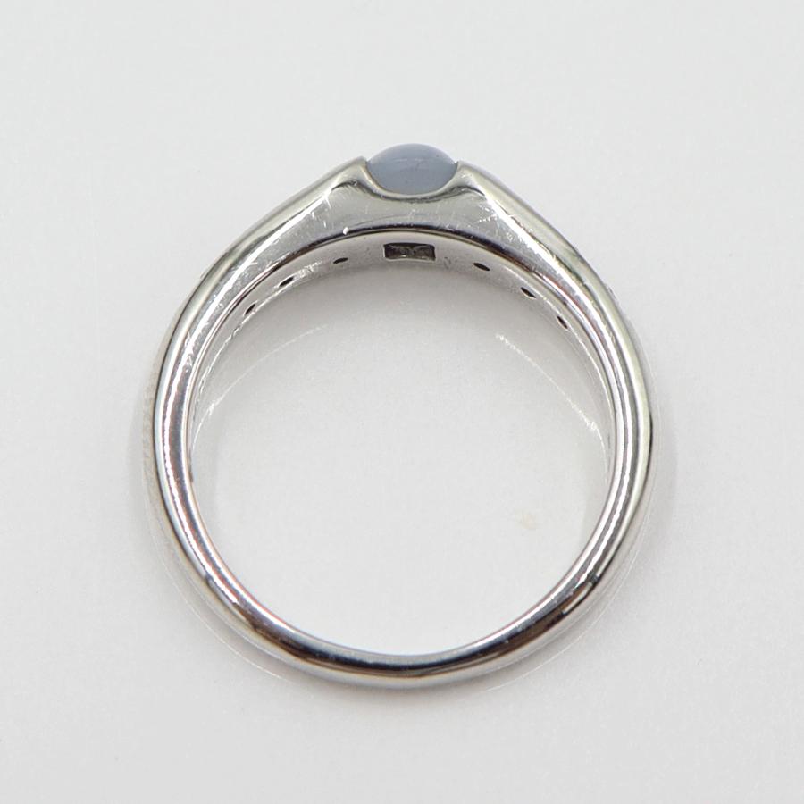 K18スターサファイアリング　S0.675ct D0.06ct　リングサイズ12号　重量5.02ｇ(石の重量含む)　レディース(中古)