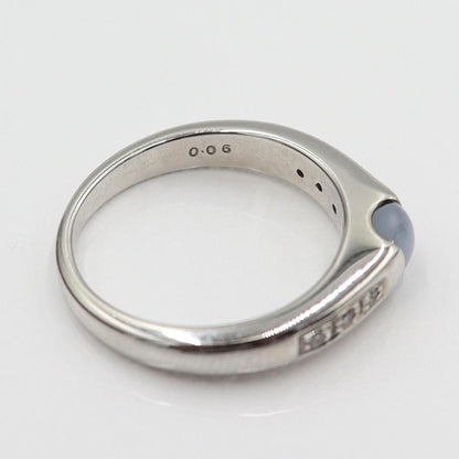 K18スターサファイアリング　S0.675ct D0.06ct　リングサイズ12号　重量5.02ｇ(石の重量含む)　レディース(中古)