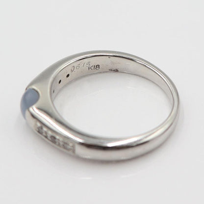 K18スターサファイアリング　S0.675ct D0.06ct　リングサイズ12号　重量5.02ｇ(石の重量含む)　レディース(中古)