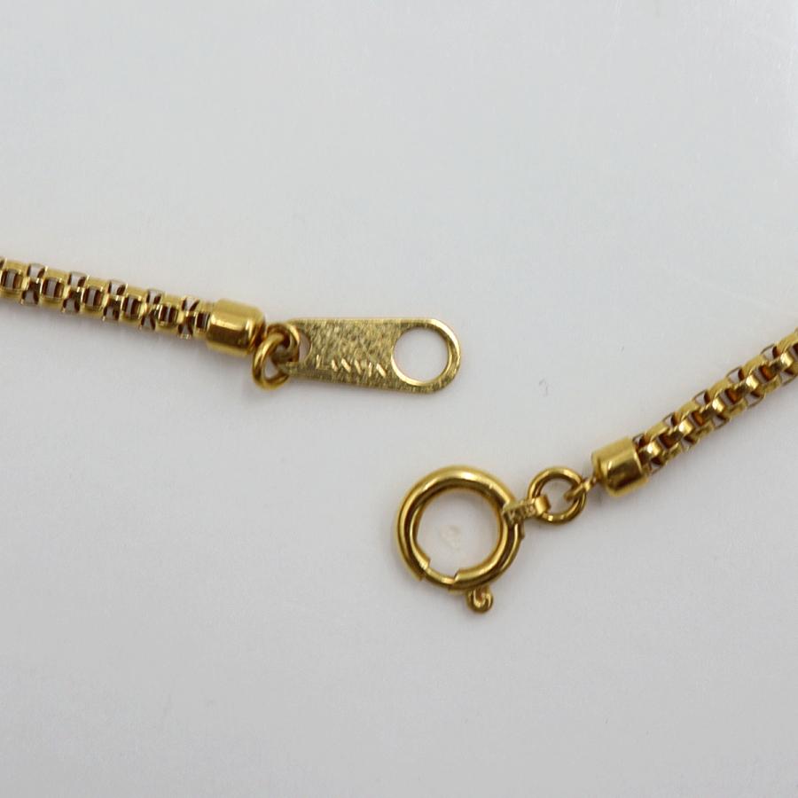 ランバン(LANVIN)750ルビーネックレス　R0.14ct　ネックレス長さ44cm　重量10.96ｇ(石の重量含む) （中古）