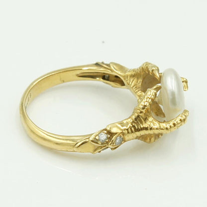 カレライカレラ（Carrera y Carrera）カレライカレラ750淡水パールリング　リングサイズ9号　レディース（中古）