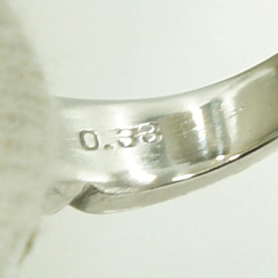 Pt900/K18ダイヤモンドリング　D0.33ct　リングサイズ9号　重量9.67ｇ(石の重量含む)（中古）
