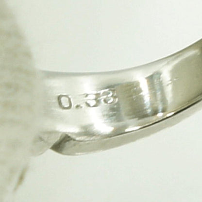 Pt900/K18ダイヤモンドリング　D0.33ct　リングサイズ9号　重量9.67ｇ(石の重量含む)（中古）