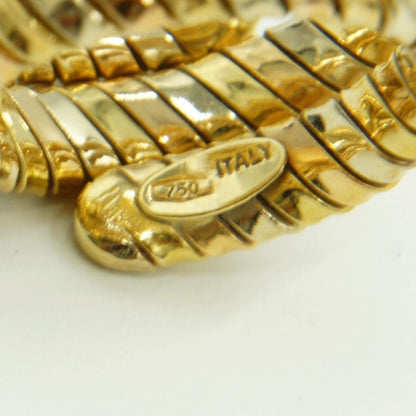 750ファッションリング　「ヘビ・スネーク」リングサイズ9号　重量8.46ｇ（中古）