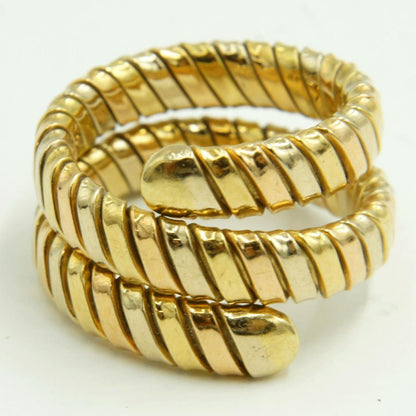 750ファッションリング　「ヘビ・スネーク」リングサイズ9号　重量8.46ｇ（中古）