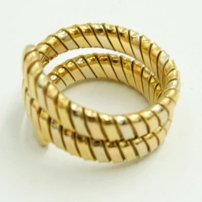 750ファッションリング　「ヘビ・スネーク」リングサイズ9号　重量8.46ｇ（中古）