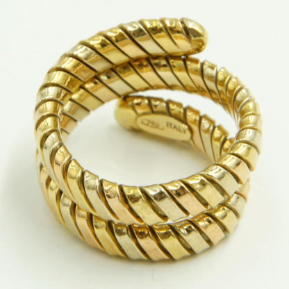 750ファッションリング　「ヘビ・スネーク」リングサイズ9号　重量8.46ｇ（中古）