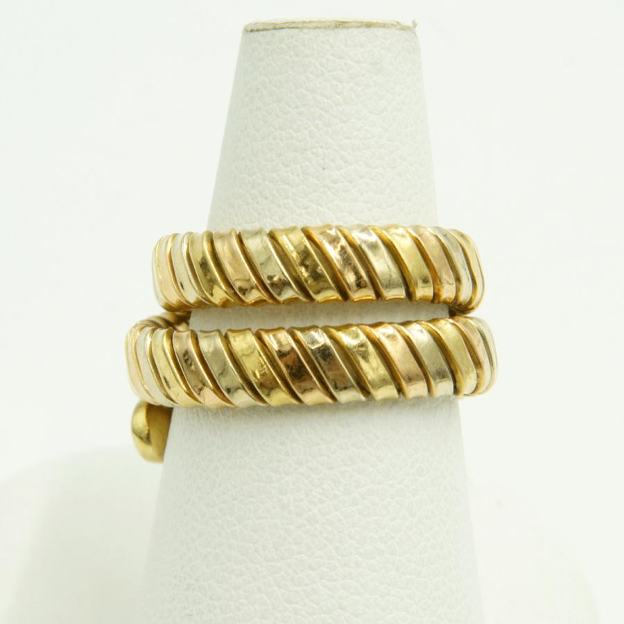 750ファッションリング　「ヘビ・スネーク」リングサイズ9号　重量8.46ｇ（中古）