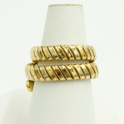 750ファッションリング　「ヘビ・スネーク」リングサイズ9号　重量8.46ｇ（中古）