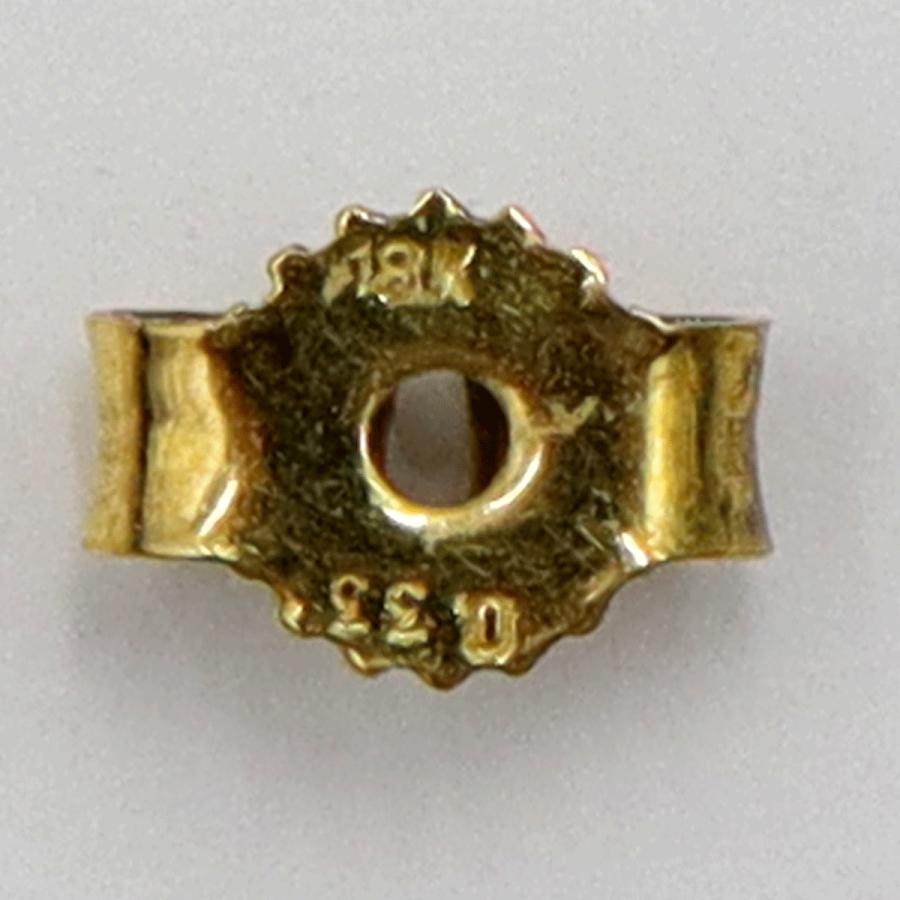 K18ルビーピアス　重量2.88ｇ(両耳合計・石の重量含む)　（中古）