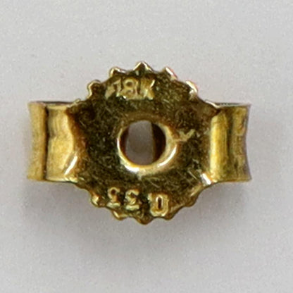 K18ルビーピアス　重量2.88ｇ(両耳合計・石の重量含む)　（中古）