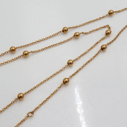 K18ピンクサファイアネックレス　S0.39ct　D0.38ct　ネックレス長さ44cm　重量4.62ｇ(石の重量含む)　レディース(中古)