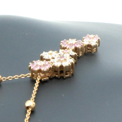 K18ピンクサファイアネックレス　S0.39ct　D0.38ct　ネックレス長さ44cm　重量4.62ｇ(石の重量含む)　レディース(中古)