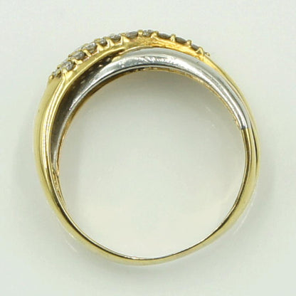 K18/Pt900ダイヤモンドリング　D0.30ct　リングサイズ12号　重量4.85ｇ(石の重量含む)（中古）