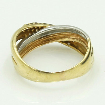 K18/Pt900ダイヤモンドリング　D0.30ct　リングサイズ12号　重量4.85ｇ(石の重量含む)（中古）