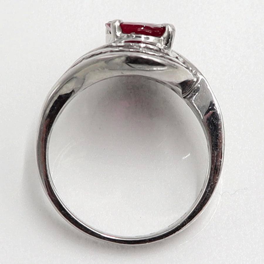 Pt900ルビーダイヤモンドリング　R1.37ct　D0.82ct　リングサイズ13号　重量10.30ｇ(石の重量含む)　レディース（中古）