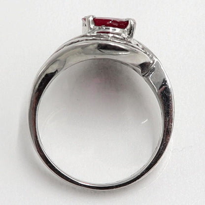 Pt900ルビーダイヤモンドリング　R1.37ct　D0.82ct　リングサイズ13号　重量10.30ｇ(石の重量含む)　レディース（中古）
