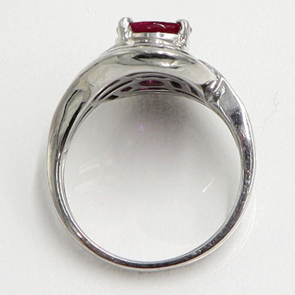 Pt900ルビーダイヤモンドリング　R1.37ct　D0.82ct　リングサイズ13号　重量10.30ｇ(石の重量含む)　レディース（中古）