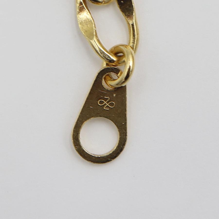 K18デザインブレスレット　長さ18.0cm　重量9.32ｇ（中古）