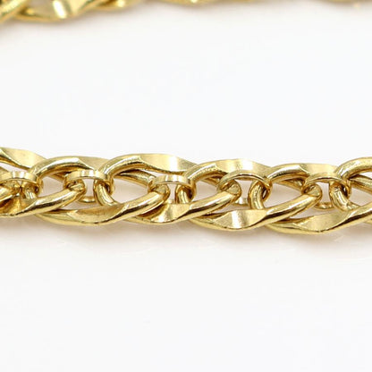 K18デザインブレスレット　長さ18.0cm　重量9.32ｇ（中古）