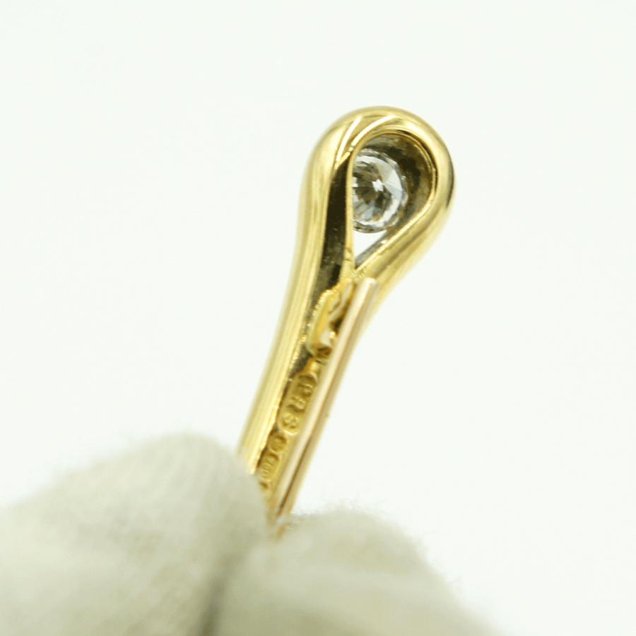 ミキモト(MIKIMOTO)750ダイヤモンドブローチ　重量5.26ｇ(石の重量含む)　レディース（中古）