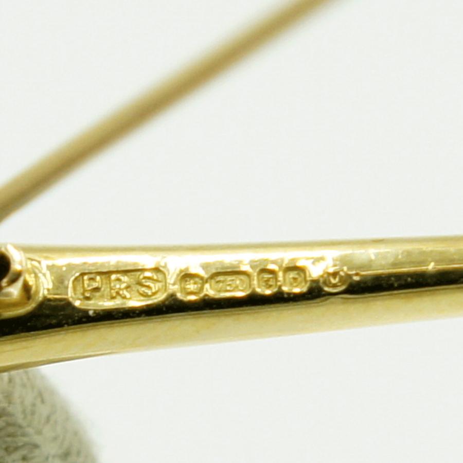 ミキモト(MIKIMOTO)750ダイヤモンドブローチ　重量5.26ｇ(石の重量含む)　レディース（中古）