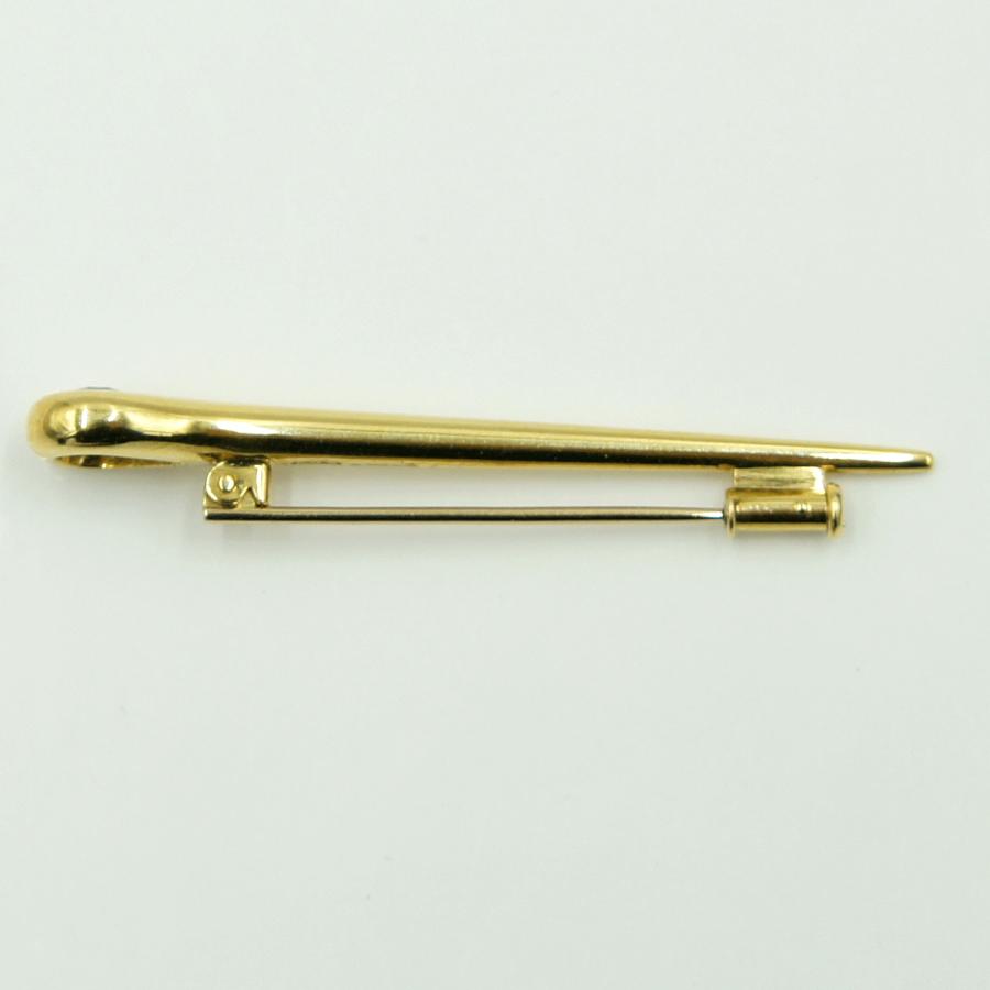 ミキモト(MIKIMOTO)750ダイヤモンドブローチ　重量5.26ｇ(石の重量含む)　レディース（中古）