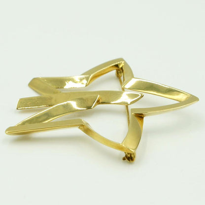 ティファニー(Tiffany & Co.)　750 星型ブローチ　重量16.27ｇ　レディース（中古）