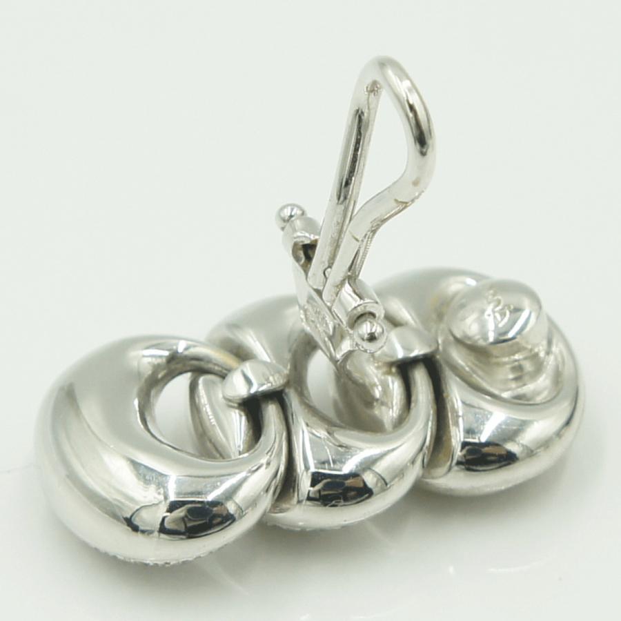 ナニス(NANIS)　750ダイヤモンドイヤリング　D1.00ct　重量14.44ｇ(石の重量含む)　レディース（中古）