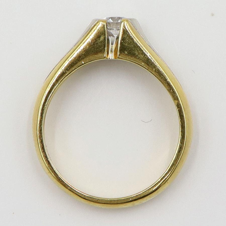 BREV.　750ダイヤモンドリング　リングサイズ12号　重量5.51ｇ(石の重量を含む)　レディース（中古）