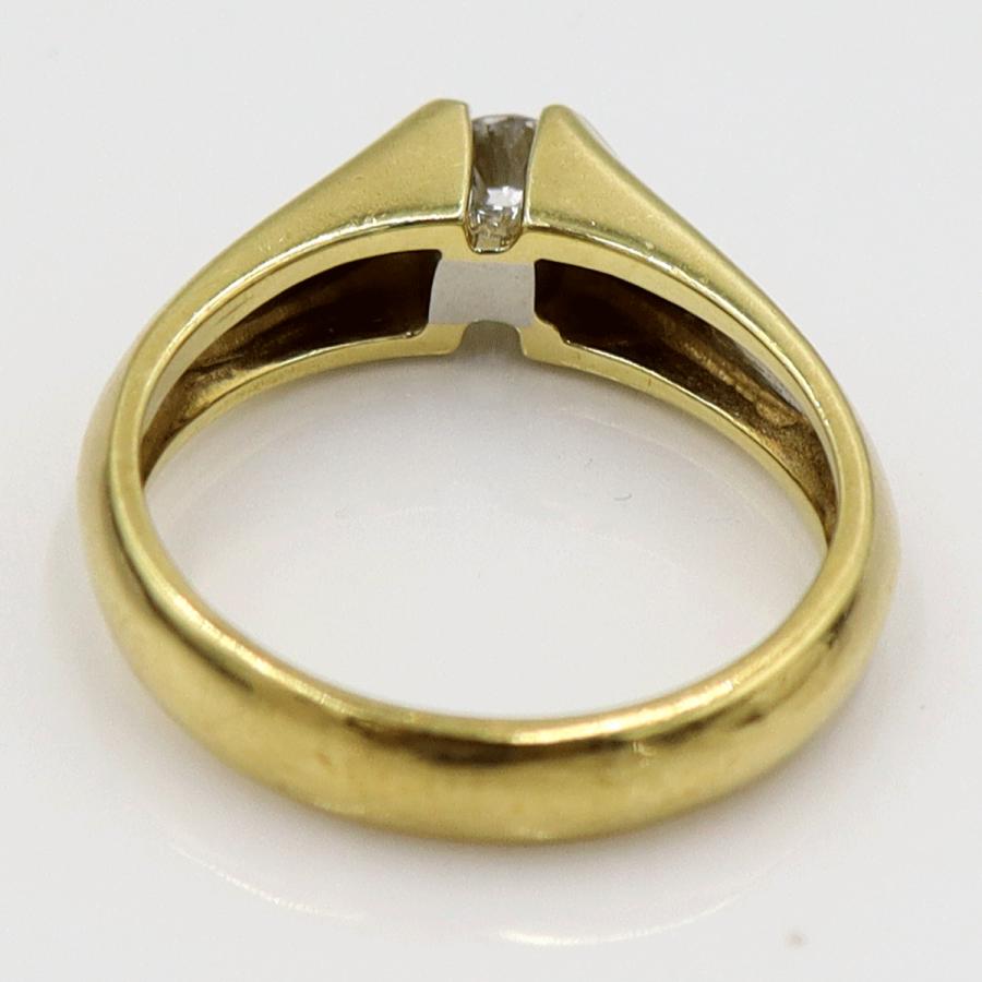 BREV.　750ダイヤモンドリング　リングサイズ12号　重量5.51ｇ(石の重量を含む)　レディース（中古）