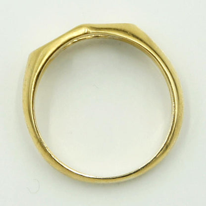 ティファニー(Tiffany & Co.)　750 オープンハートリング　リングサイズ10号　重量3.69ｇ　レディース（中古）