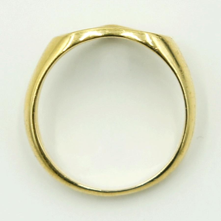 ティファニー(Tiffany & Co.)　750 オープンハートリング　リングサイズ10号　重量3.69ｇ　レディース（中古）