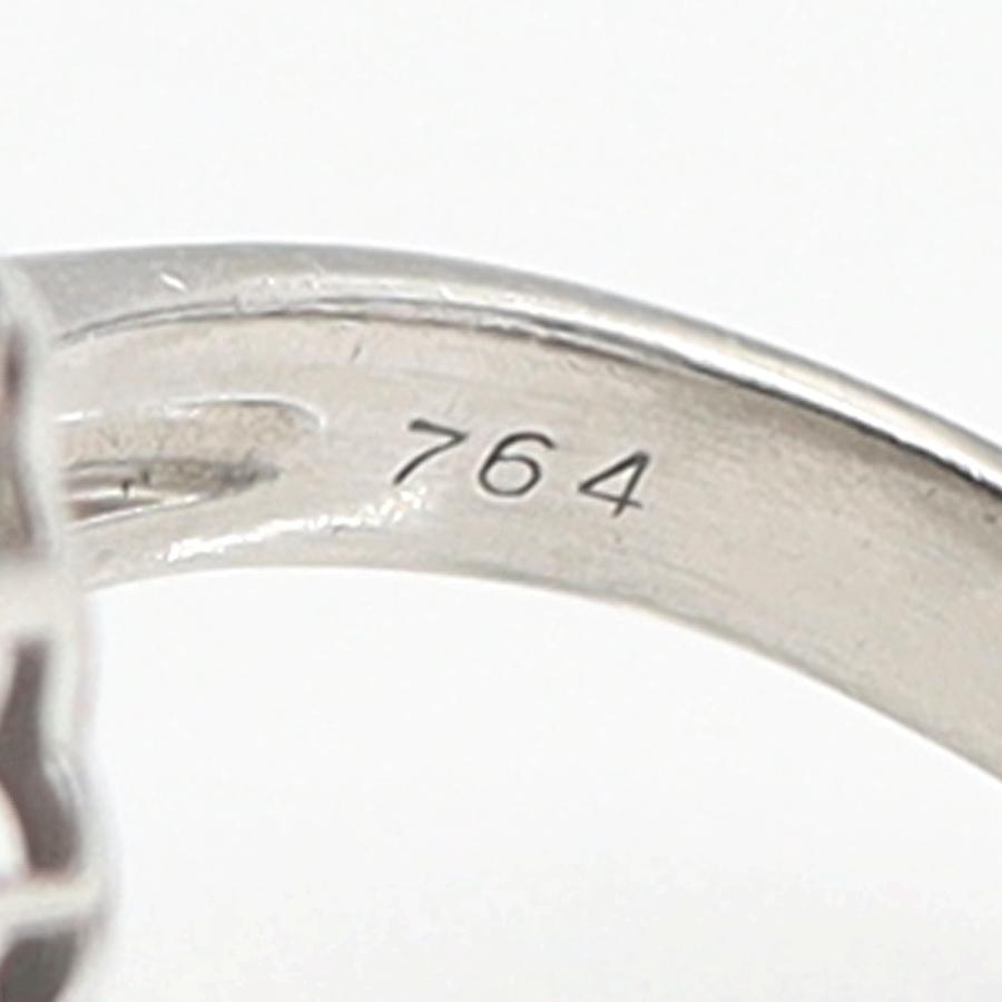 Pt900オパールリング　タブレットOP7.64ct　リングサイズ19号　重量12.65ｇ(石の重量含む)　レディース（中古）