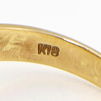 K18ペリドットリング　リングサイズ11号　重量4.06ｇ(石の重量含む)　レディース（中古）