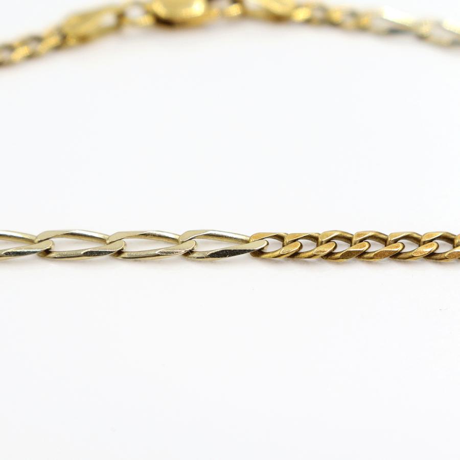 750デザインブレスレット　長さ18.5cm　重量4.03ｇ（中古）