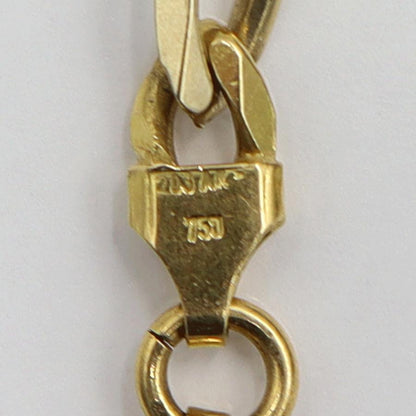 750デザインブレスレット　長さ19.5cm　重量11.08ｇ（中古）