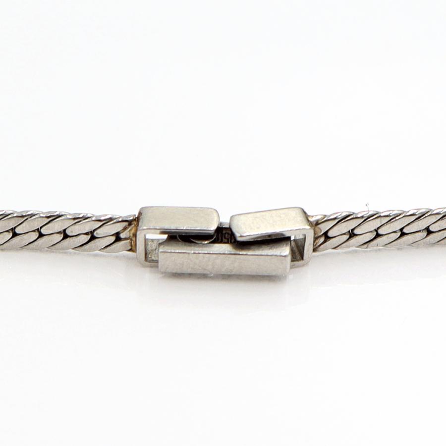 Pt850デザインブレスレット　ヘンリボーン　長さ18.0cm　重量6.59ｇ（中古）