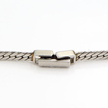 Pt850デザインブレスレット　ヘンリボーン　長さ18.0cm　重量6.59ｇ（中古）